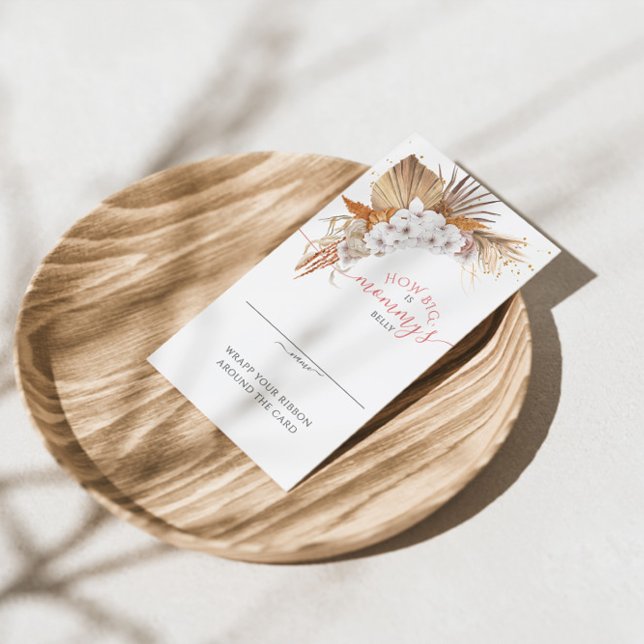 D'accompagnement Boho Terracotta Quelle est la taille de la carte d (Créateur téléchargé)