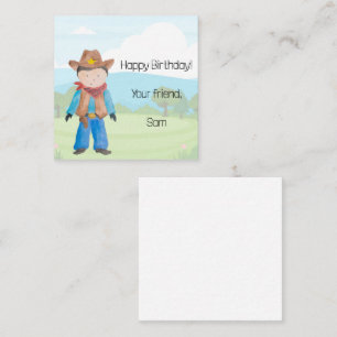 D'accompagnement Boîtier de carte cadeau Cowboy