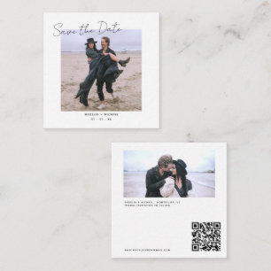 D'accompagnement Budget RSVP QR Code Détails photo Carte Mariage