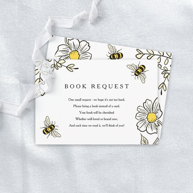 D'accompagnement Bumble Bee Apportez Une Carte De Demande De Livre (Créateur téléchargé)