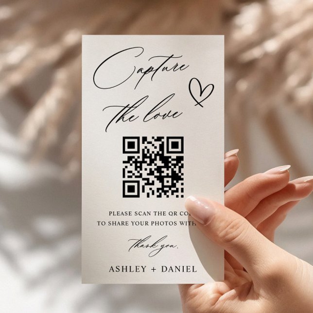D'accompagnement Capturez la carte de boîtier de code QR Love Maria (Créateur téléchargé)