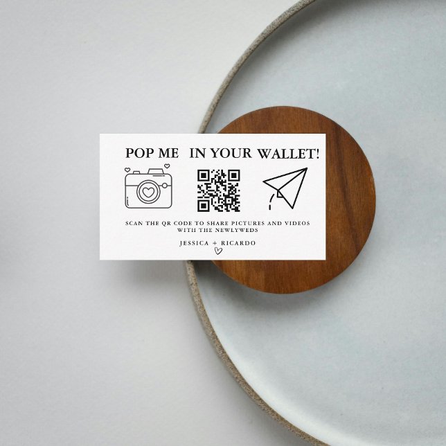 D'accompagnement Capturez la carte de code QR Love Mariage, photo (Créateur téléchargé)