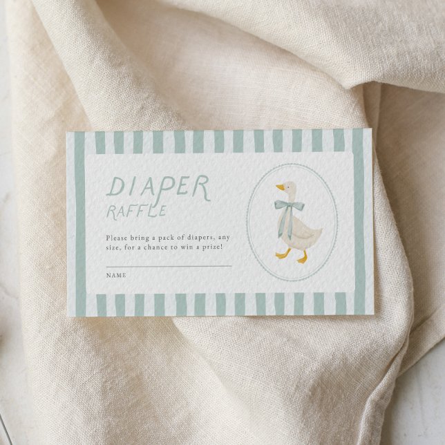 D'accompagnement Carte à insérer pour la douche bébé Silly Goose Ti (Créateur téléchargé)