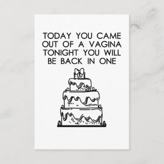D'accompagnement Carte Anniversaire, Carte Vagin, Carte Naughty, Bo