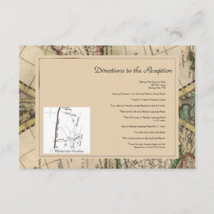 D'accompagnement Carte Antique Vieux Monde - Mariage Itinéraire