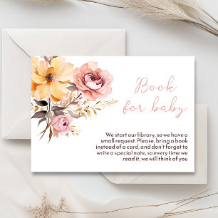D'accompagnement Carte baby shower fille rose pâle