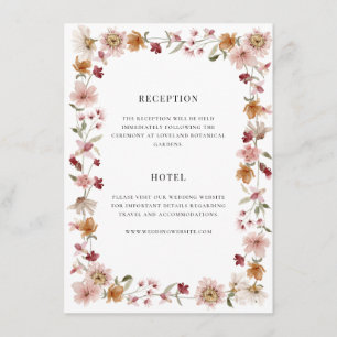 D'accompagnement Carte Boho Rustic