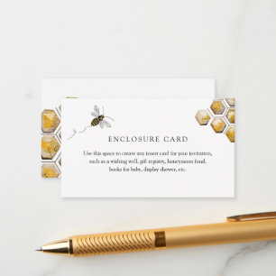 D'accompagnement Carte Boîtier Golden Bee et Eucalyptus