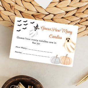 D'accompagnement Carte Boo Cute Ghost Halloween Party