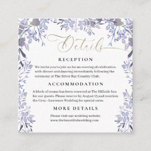 D'accompagnement Carte Botanique Mariage vintage
