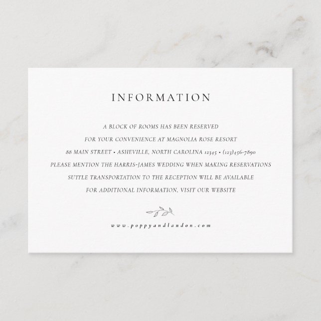 D'accompagnement Carte Botanique - Un bloc de chambres (Devant)