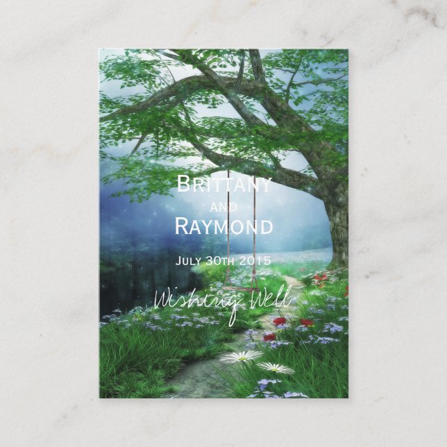 D'ACCOMPAGNEMENT CARTE CADEAU CHEMIN VERS PUITS DE VOEUX BOIS ÉTERN (Devant)