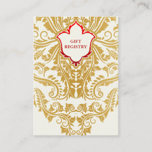 D'accompagnement Carte Cadeau Mariage d'or Fancy Flouris