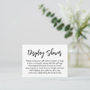 D'accompagnement Carte Cadeau Mariage Moderne et Simple Affichage s