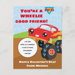 D'accompagnement Carte cadeau Monster Truck Valentine's Play Doh