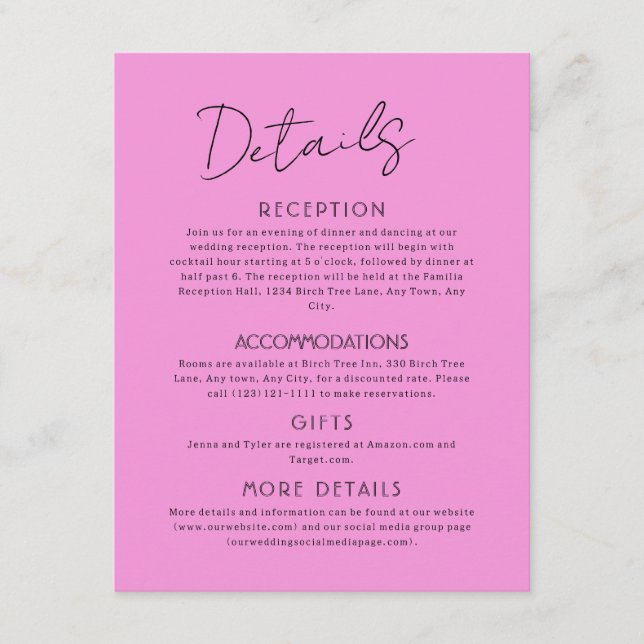 D'accompagnement Carte Céleste de Grande Enclosure de Mariage (Devant)