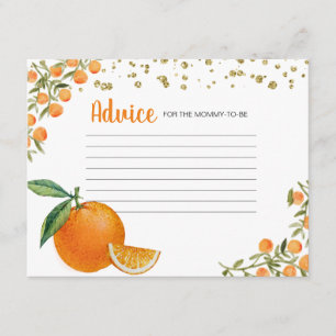 D'accompagnement Carte conseil Little Cutie Orange