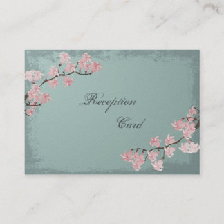 D'accompagnement Carte d'accueil de mariage Elégant Turquoise ceris