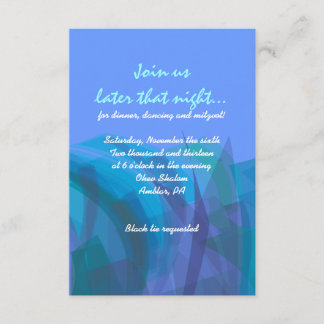 D'accompagnement Carte d'accueil Transparent Star Bat Bar Mitzvah