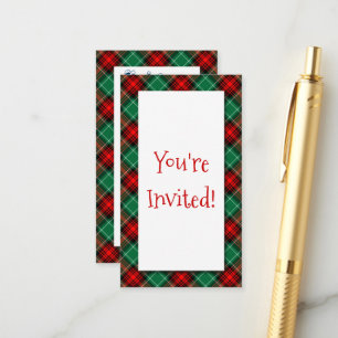 D'accompagnement Carte d'affaires d'invitation à la fête de Noël Ro