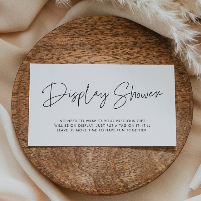 D'accompagnement Carte d'affichage minimaliste moderne (Créateur téléchargé)