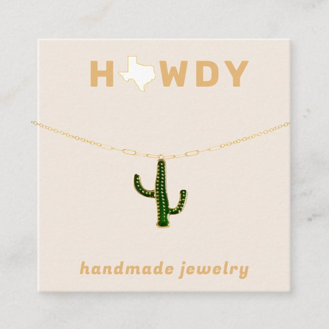D'accompagnement Carte d'affichage pour bijoux Texas Howdy (Créateur téléchargé)