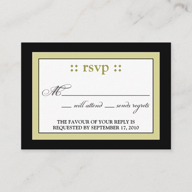 D'accompagnement :: Carte d'anniversaire RSVP (Devant)