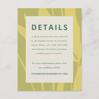 D'accompagnement Carte d'annonce de mariage botanique Citrus