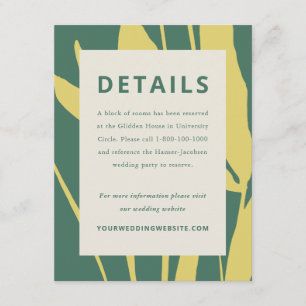 D'accompagnement Carte d'annonce de mariage botanique Citrus