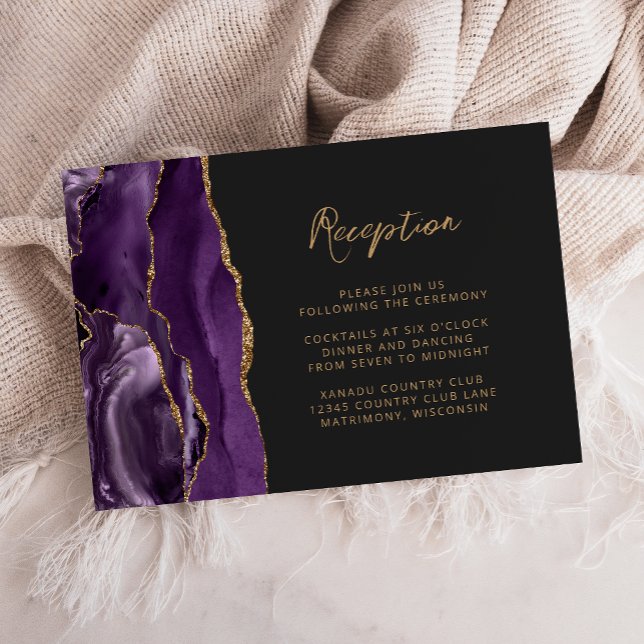 D'accompagnement Carte d'annonce de réception de mariage en écritur (Créateur téléchargé)