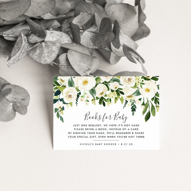 D'accompagnement Carte de Baby shower de demande de réservation flo (Créateur téléchargé)