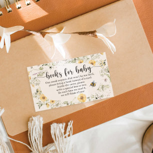 D'accompagnement Carte de Baby shower de Fleur sauvage de la couch