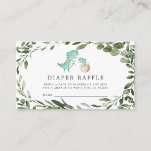 D'accompagnement Carte de Baby shower de la couche de Dinosaure pou