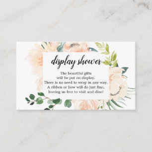 D'accompagnement Carte de Baby shower Fleur Jolie Floral Display