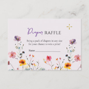 D'accompagnement Carte de Baby shower orthodoxe fleur sauvage Diape
