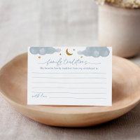 Carte de Baby shower pour garçon Twinkle Star