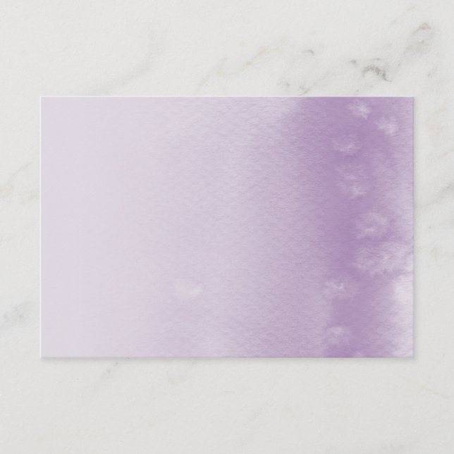 D'accompagnement CARTE DE BOÎTE :: aquarelle violet ombre (Devant)