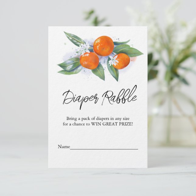 D'accompagnement Carte de boîtier Baby shower "Déchets" (Debout devant)
