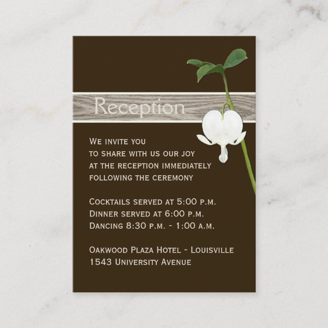 D'accompagnement Carte de boîtier Brown pour coeur à saignement d'i (Devant)