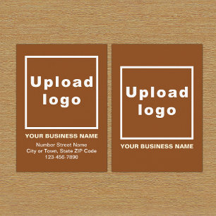 D'accompagnement Carte de boîtier Brown pour entreprise