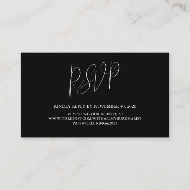 D'accompagnement Carte de boîtier Caitlin personnalisée 2021 (Devant)