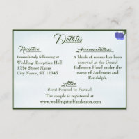 Carte de boîtier catholique Misty Blue & Green Mar