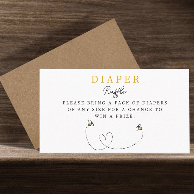 D'accompagnement Carte de boîtier de Baby shower de momie à abeille (Créateur téléchargé)