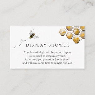 D'accompagnement Carte de boîtier de douche d'affichage d'abeille