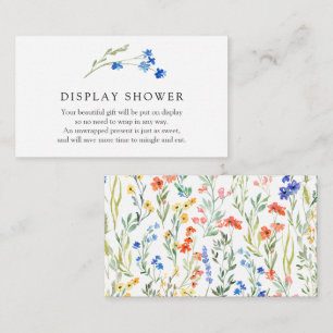 D'accompagnement Carte de boîtier de douche d'affichage Fleur sauva
