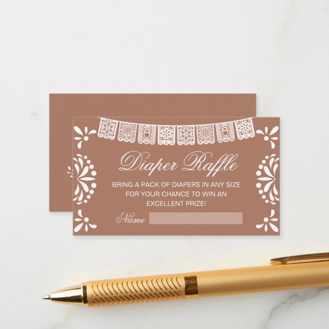 D'accompagnement Carte de boîtier de rabat baby shower (Devant/Arrière en situation)