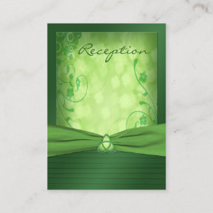 D'accompagnement Carte de boîtier Emerald Green Celtic Love