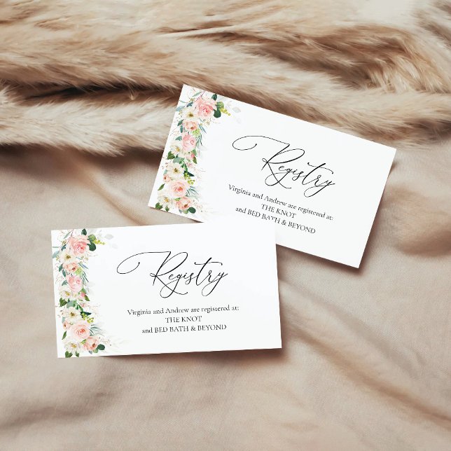 D'accompagnement Carte de boîtier Ethereal Blush Rose (Créateur téléchargé)