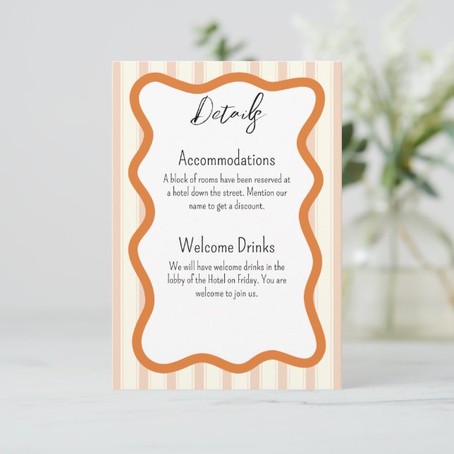 D'accompagnement Carte de boîtier Mariage Daffodique (Debout devant)