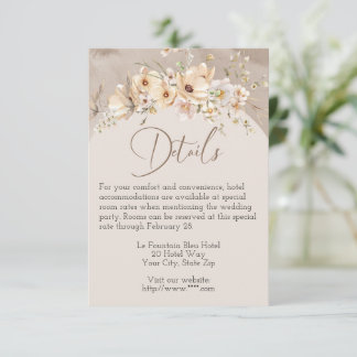 D'accompagnement Carte de boîtier Mariage Dogwood Dreams